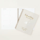 Organisatrice de mariage Future Mme Beige Script D (Devant avec enveloppe)