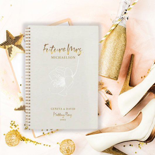 Organisatrice de mariage Future Mme Beige Script D