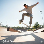 Organisch Abstract bladontwerp Skateboard