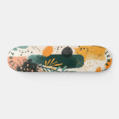 Organisch minimalistisch - Earth Botanical Skateboard (Horizontaal)
