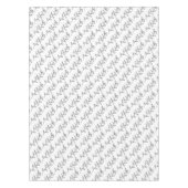 Organisch minimalistisch natuurlijk bruiloft ONTWE Tafelkleed (Voorkant)