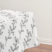 Organisch minimalistisch natuurlijk bruiloft ONTWE Tafelkleed (Voorbeeld)