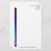 Organisch of kerkmuzikant letterhead briefpapier (Voorkant / Achterkant)