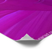 Organisch - Paars Poster (Hoek)