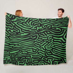 organisch patroon abstracte achtergrond textuur na fleece deken