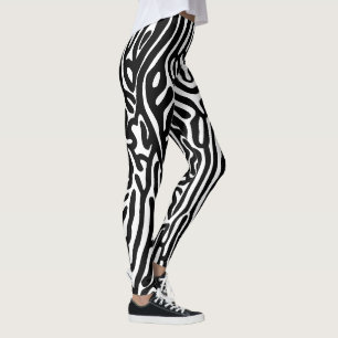 organisch patroon abstracte achtergrond textuur na leggings