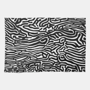 organisch patroon abstracte achtergrond textuur na theedoek