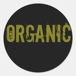 Organisch Ronde Sticker