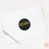 Organisch Ronde Sticker (Envelop)