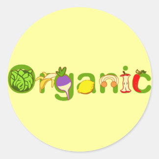 Organisch Ronde Sticker