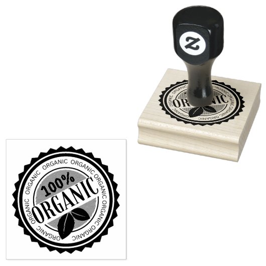 ORGANISCH 	RUBBERSTEMPEL (Gestempeld)
