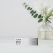 ORGANISCH zwart Mini Visitekaartje (Staand voorkant)