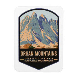 Organische bergen woestijnpaks Nationaal Monument Magneet