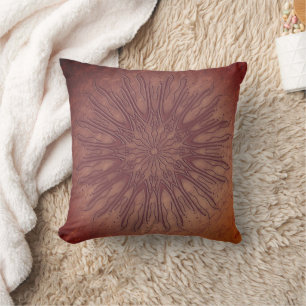 Organische boho stijl zonnevlam mandala recoleta d kussen