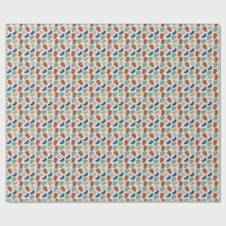 Organische Boho Vormen Hedendaagse Artistieke Mode Cadeaupapier