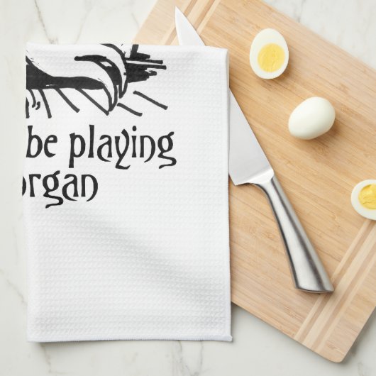 Organische cartoon theekdoek theedoek (Quarter Fold)