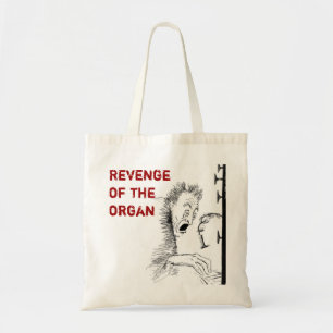 Organische cartoon zak tote bag