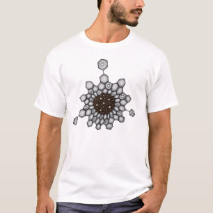 Organische chemie Aromatische ruimtesterren met st T-shirt