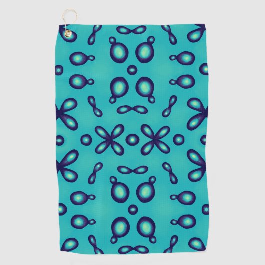 Organische Chemie Atomic Orbitals Patroon Golfhanddoek (Voorkant)