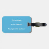 Organische Chemie Molecule Patroon Wetenschap Geek Bagagelabel (Achterkant horizontaal)