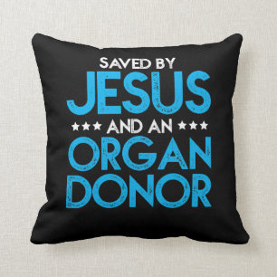 Organische donor Shirt Christelijke orgaantranspla Kussen