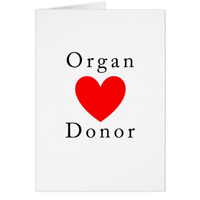 Organische donorshirt (Voorkant)