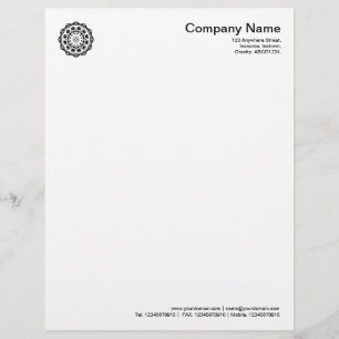 Organische geometrie 015 briefhoofd