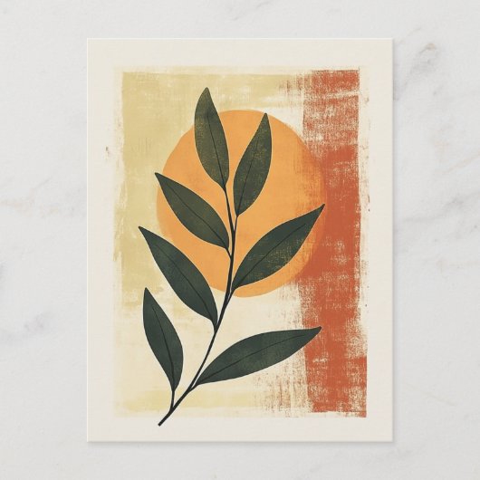 Organische geometrie #112 briefkaart (Voorkant)