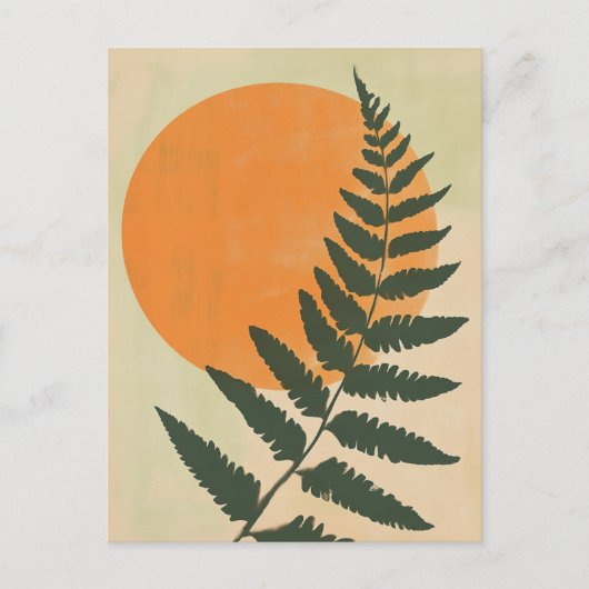 Organische geometrie #114 briefkaart (Voorkant)