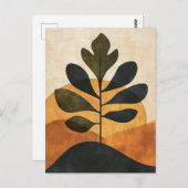 Organische geometrie #117 briefkaart (Voorkant / Achterkant)