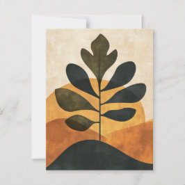 Organische geometrie #117 briefkaart