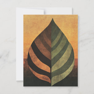 Organische geometrie #120 briefkaart