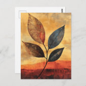 Organische geometrie #121 briefkaart (Voorkant / Achterkant)