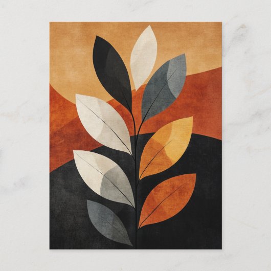 Organische geometrie #133 briefkaart (Voorkant)