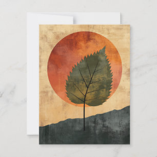 Organische geometrie #134 briefkaart