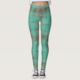 Organische Groene Robot Leggings ★ Psydefx★