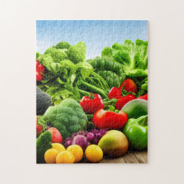 Organische groenten en fruit Jigzaag Puzzle Legpuzzel