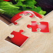 Organische groenten en fruit Jigzaag Puzzle Legpuzzel (Zijkant)