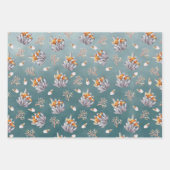 Organische pijpleiding Koraalaalaalaalaalaalvis on Inpakpapier Vel (Voorkant 3)