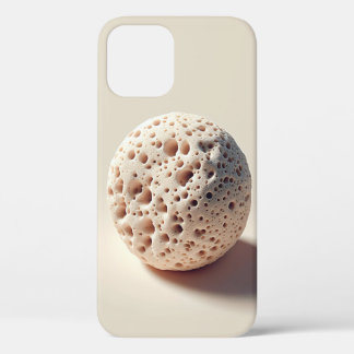 Organische Poreuze Bol Sculptuur - Moderne Estheti iPhone 12 Hoesje