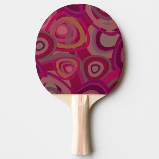 Organische roze tafeltennisbatje (Voorkant)