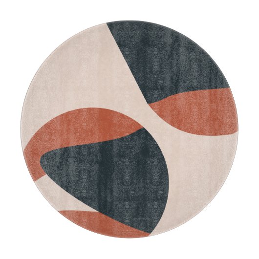 Organische vormen van hout snijplank (Voorkant)