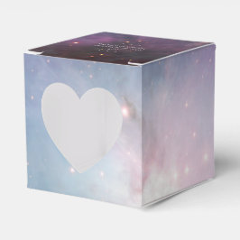 Organische witte rots retro-orion nebula EDITABLE Bedankdoosjes