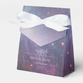 Organische witte rots retro-orion nebula EDITABLE Bedankdoosjes