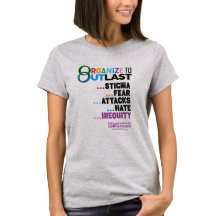 Organiseer om langer mee te gaan Dames T-Shirt