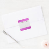Organiseer schone etiketten één kleur roze (Envelop)