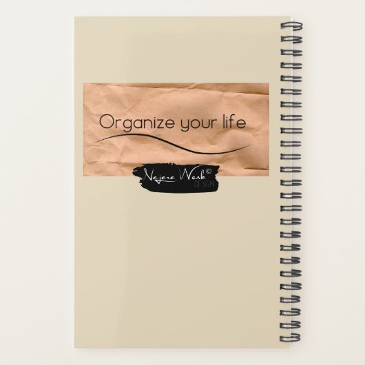 Organisend Diva Planner (Achterkant)