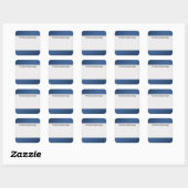 Organiser un Étiquette propre une couleur bleue (Feuille)