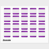 Organiser un Étiquette propre une couleur violet (Feuille)