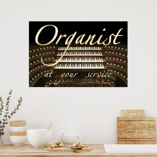 Organiseren in uw poster voor service (Keuken)